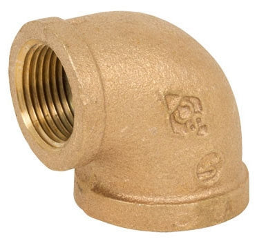 Smith-Cooper International 36E-1001L 1/8 x 1/8 FPT x FPT Class 125 Lead-Free Bronze Alloy 90D Elbow