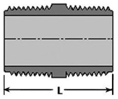 Spears 882-060BC 1/2X6 PVC Nipple TBE SCH80