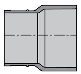 Spears Manufacturing P119-030C 3 CPVC LabWaste No-Hub Adapter