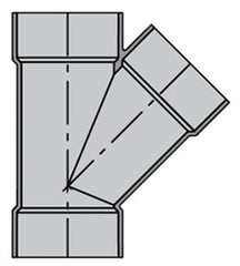 Spears P600-060C Wye Fitting 6 CPVC Hub x Hub x Hub