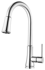 Pfister G529-PF1C Pfirst Series 1-Handle Pull-Down Kitchen Faucet in Polished Chrome