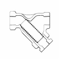 Spirax Sarco 51996 BT Wye Strainer With #20 Mesh 304 Stainless Steel Screen, 2-1/2 in Nominal