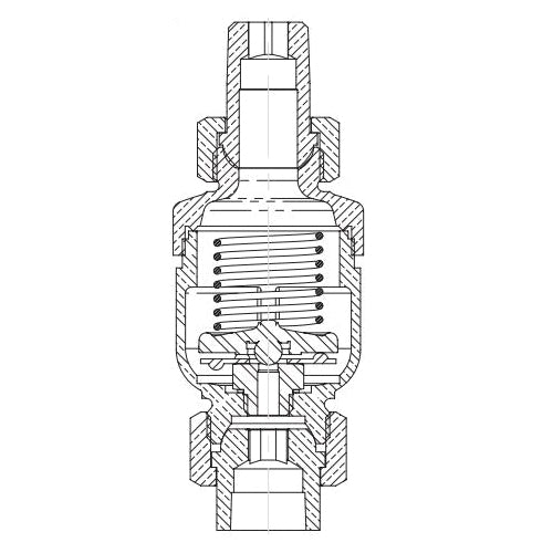 Spirax Sarco 72943 RTV-125 Vertical Pattern Balanced Pressure Thermostatic Steam Trap