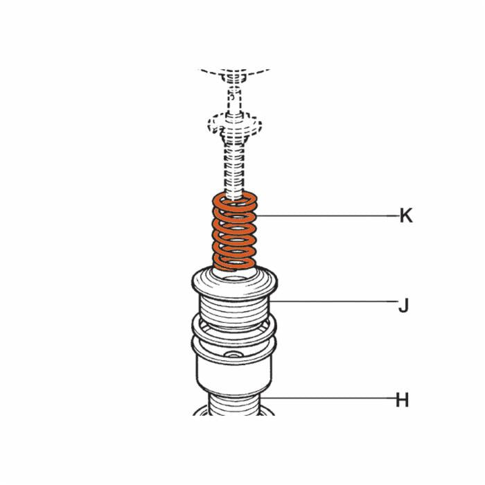 Spirax Sarco 2100085 Pressure Adjustment Spring 50 to 125 psi