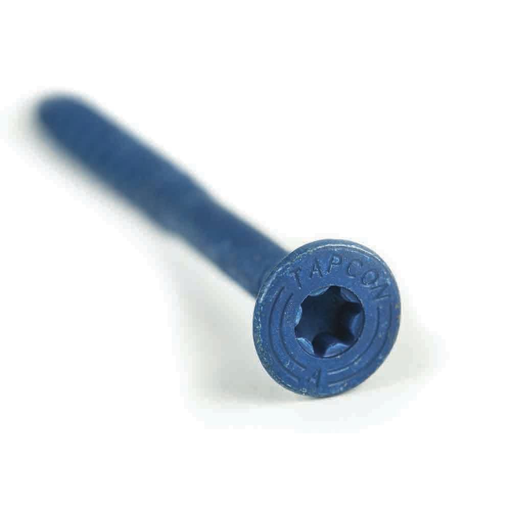 TAPCON Tapcon 28185 Star flat-head concrete screw anchor 1/4 in x 2-3/4 in (8 Pack)