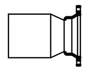 Star Pipe Products MJRS0804 8 x 4 Mechanical Joint x Small End Bell 300 PSI