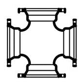 Star Pipe Products MJX0606 6 x 6 x 6 x 6 Mechanical Joint Compact 350 PSI