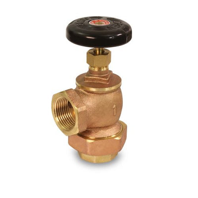 Everflow 48143 1-1/4 Brass Steam Radiator Convector Valve For Non-Potable Water Use