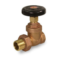 Everflow 48141 | 1-1/4 Steam Radiator Brass Gate Valve | Non-Potable Water Use