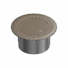 ABB 68R-CST-BRN Steel City 68R-CST-BRN Round Recessed Cover