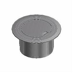 ABB 68R-CST-GRY Steel City Gray Round Recessed Cover