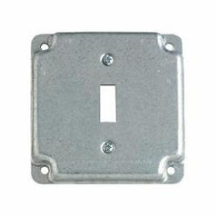 ABB RS-9 T&B 4 SQ BOX COVER STL 5CU