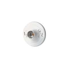 Leviton 8829-CW4 One-Piece Urea Outlet Box Mount, Incandescent Lampholder, 660 watts, 600 Volts