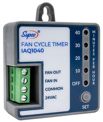 Supco IAQ1040 Fan Cycle Timer AC Operated 2.2 x 2.2 x 1