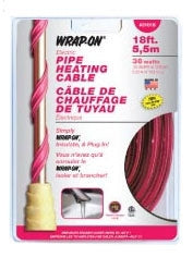 Wrap-On 31018 Pipe Heating Cable 36 Watt 18 Feet