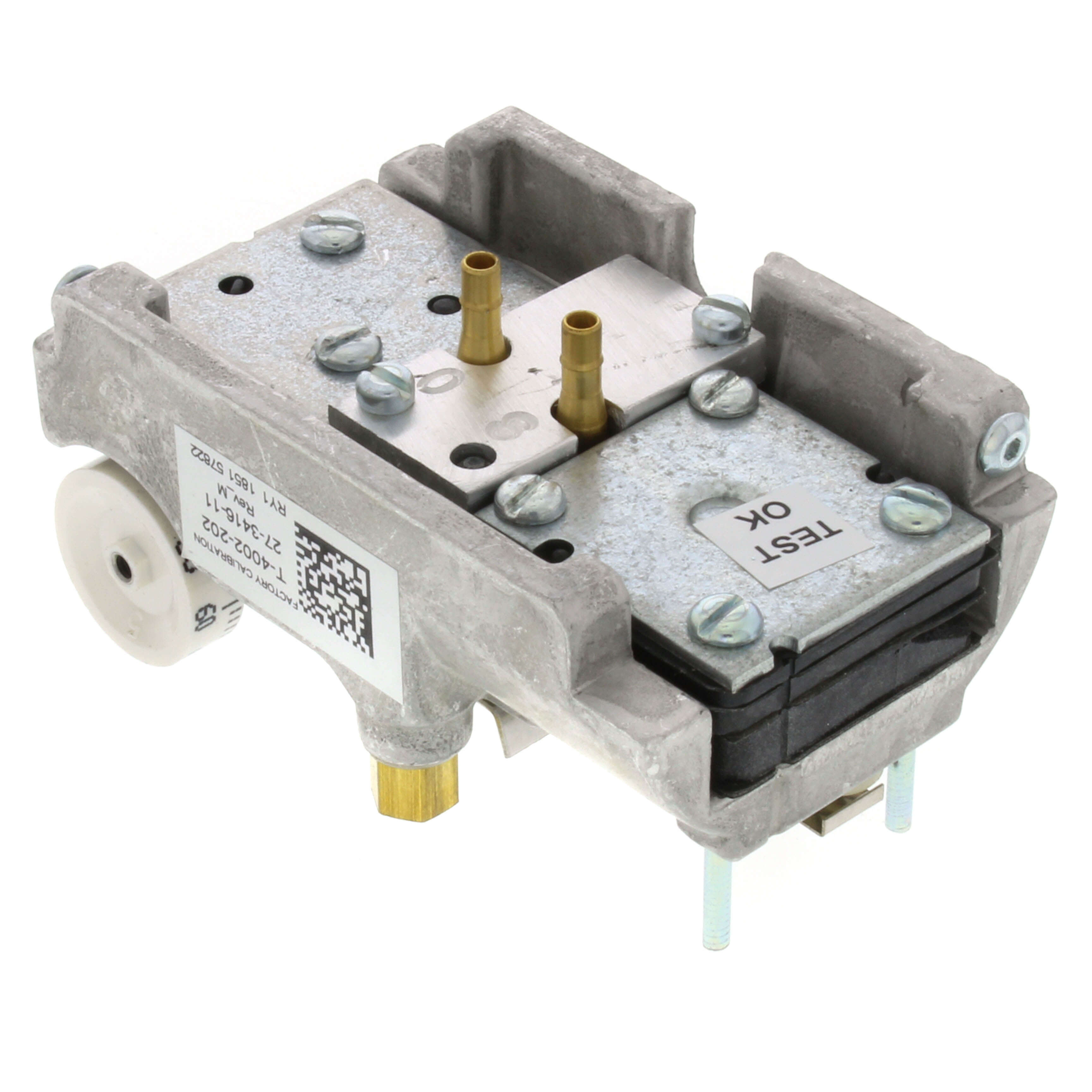 Johnson Controls T-4002-202 Pneumatic Thermostat Reverse Acting Horizontal Wall 55-85 Degrees Fahrenheit