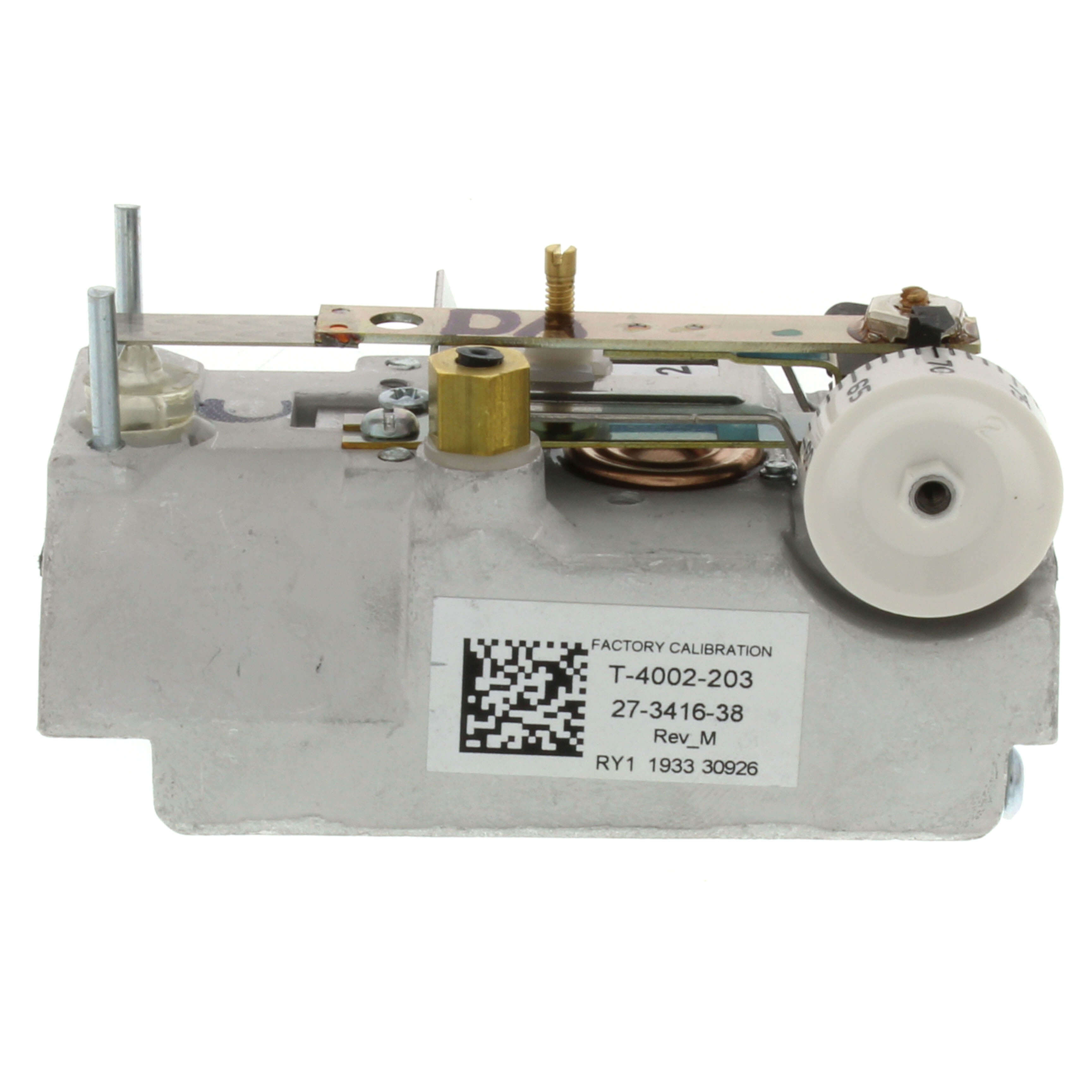 Johnson Controls T-4002-203 Pneumatic Thermostat Direct Acting Vertical Wall 55-85 Degrees Fahrenheit