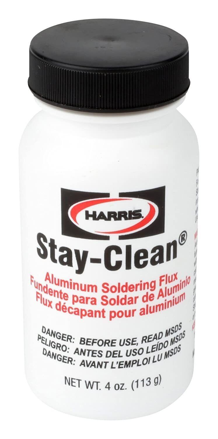 Harris SCAF4 Aluminum Flux W/Brush 4 oz.