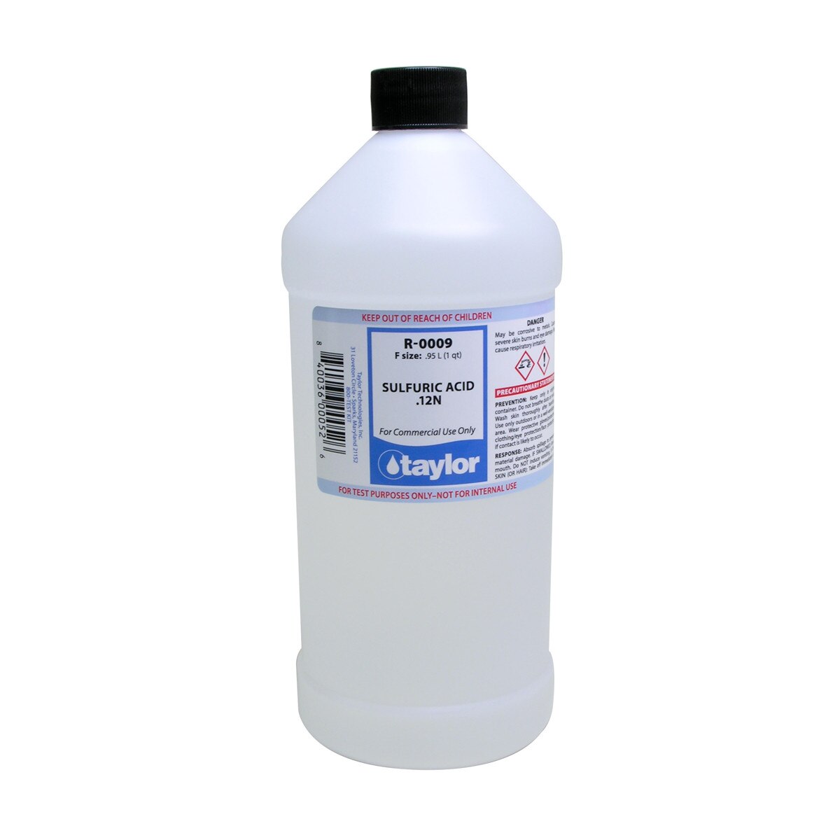 TAYLOR TECHNOLOGIES R-0009-F CHEMICALS