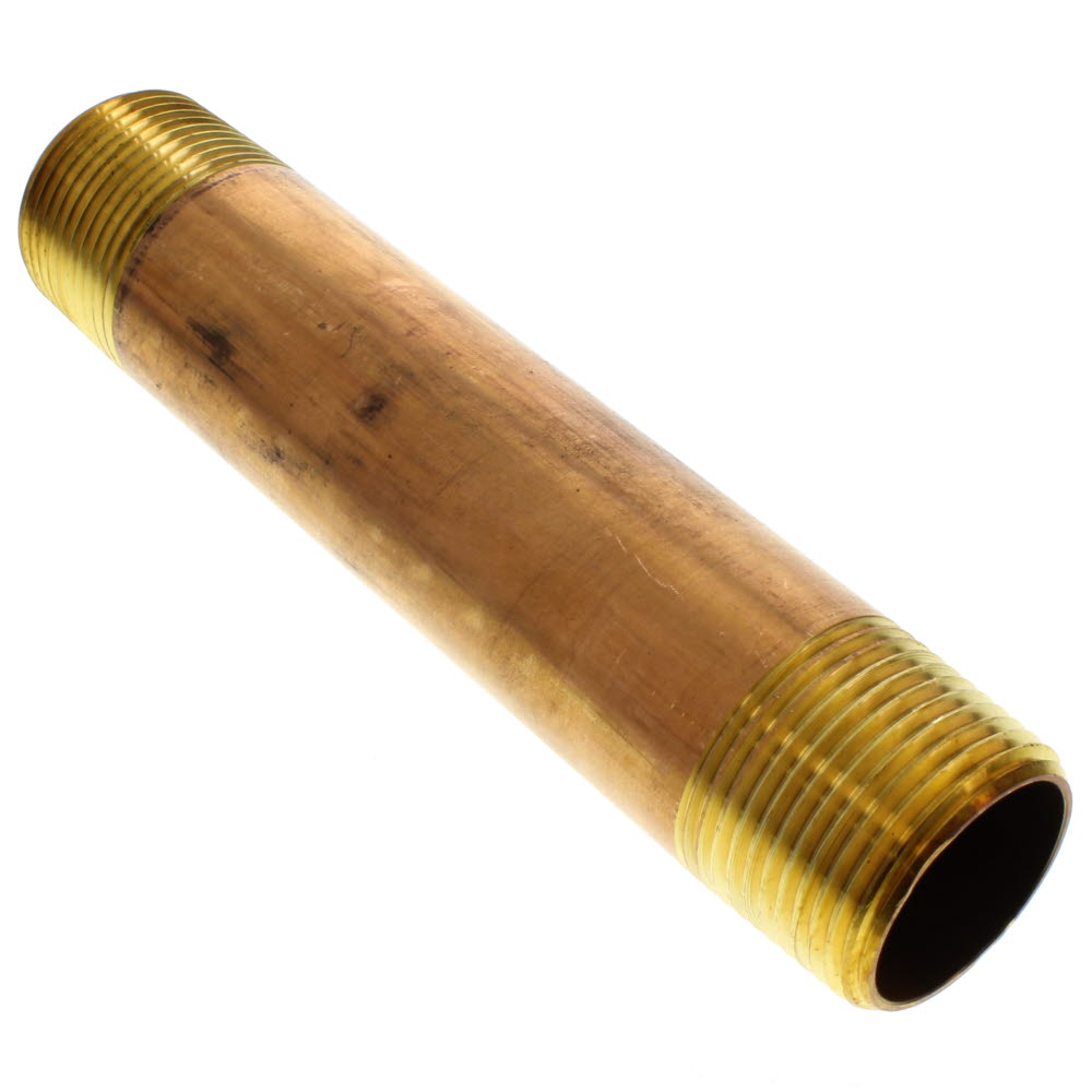 Everflow NPBR4090 4 x 9 Brass Nipple