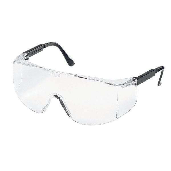 MCR Safety TC110 Tacoma Protective Eyewear Polycarbonate Duramass HC Clear Lens Black Frame