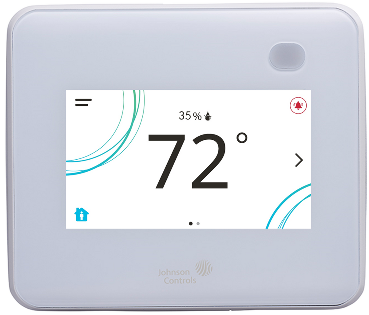 Johnson Controls TEC3613-14-000 TEC3000 BACnet or N2 Networked Thermostat Controller with Occupancy Sensor and Dehumidification White