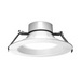 MaxLite RCF1030WCSDW Dimmable 9-1/2-Inch Baffle Wattage And CCT Selectable Universal Commercial LED Recessed Downlight 30/35/40-Watt 120 - 347-Volt 80 CRI 3000K/3500K/4000K