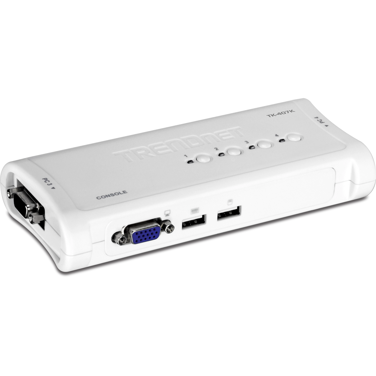 TRENDnet TK-407K 4-Port USB KVM Switch Kit