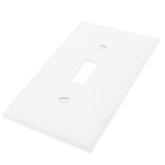 Pass & Seymour TP1W Toggle Switch Wall Plate, Standard White