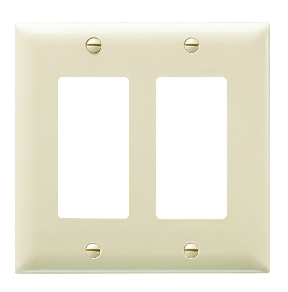 LEGRAND Legrand TP262-I TradeMaster standard wallplate (2 gang, 4.7 in H x 4-3/4 in W)