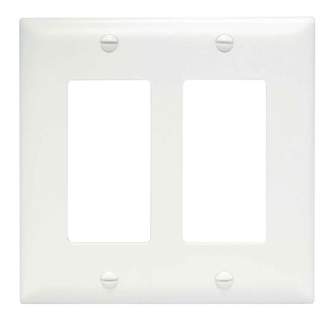 LEGRAND Legrand TP262-W TradeMaster Standard Wallplate 2-Gang 4.7 x 4.75 in
