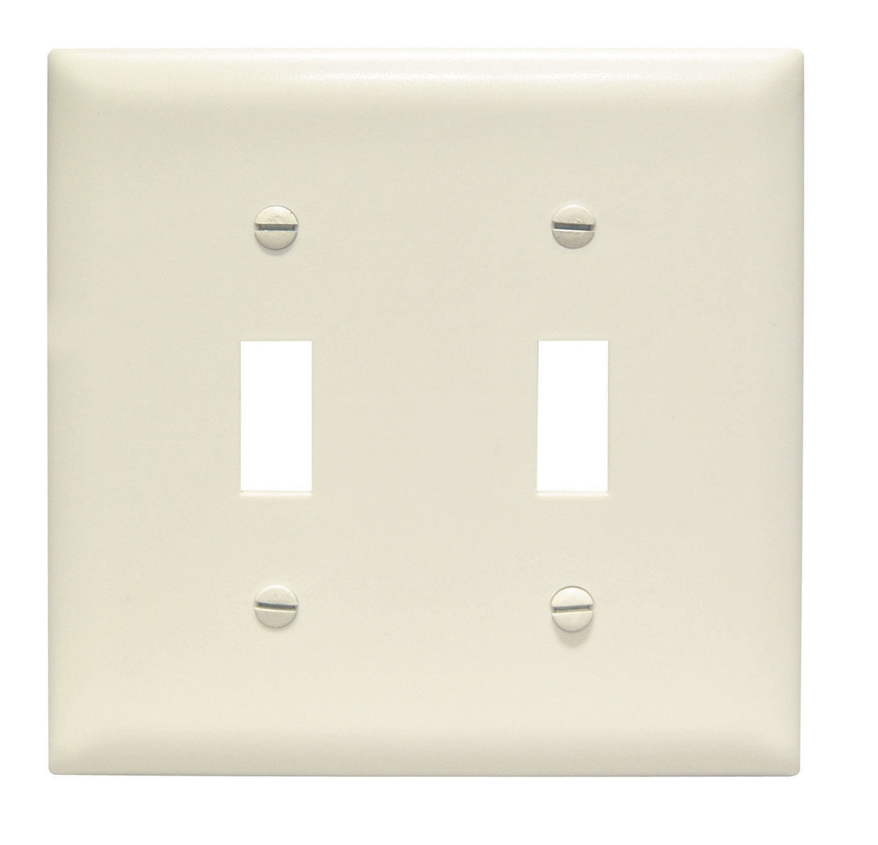 LEGRAND Legrand TP2-LA TradeMaster Standard Wallplate 2-Gang 4.7 in x 4.56 in