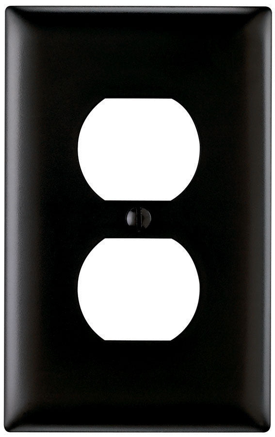 LEGRAND Legrand TP8-BK Trademaster standard receptacle wallplate (1 gang, 4.7 in)