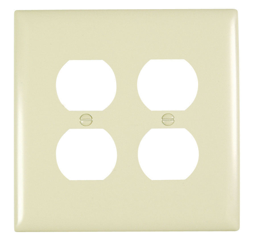 LEGRAND Legrand TPJ82-I Jumbo receptacle wallplate (6 in)