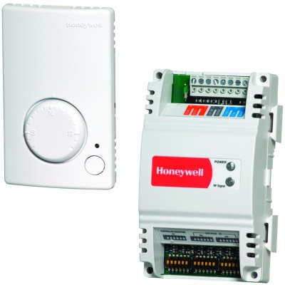 Honeywell TR23-WK Wireless Wall Module Sensor and Receiver with Selectable Set Point, Lon Jack and Occupied Override