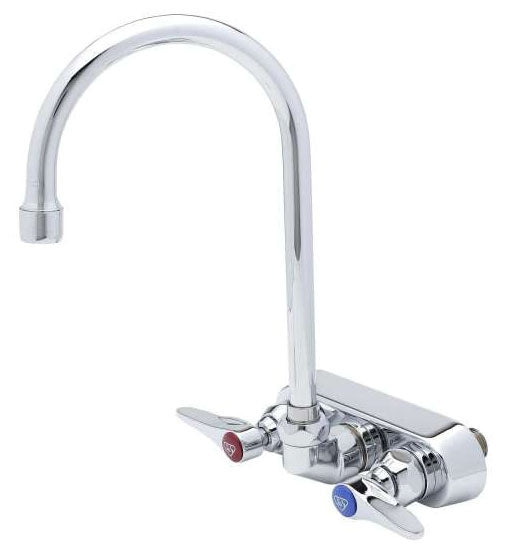 T&S Brass B-1146 Workboard Faucet 2-Handle Chrome Plated