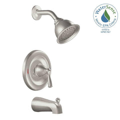 True Value 82910SRN Bunbury 1 Handle Spot Resist Nickel Shower Head