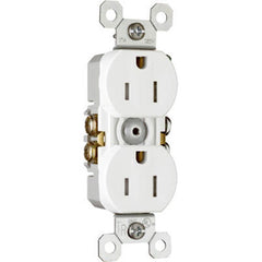 TRUE VALUE 3232TRWCC14 15A, 125V, White, Tamper Resistant Receptacle