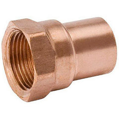 TRUE VALUE W61233 ANVIL INTERNATIONAL W 61233 1/2 x 1/4 COP Female Pipe Thread Adapter