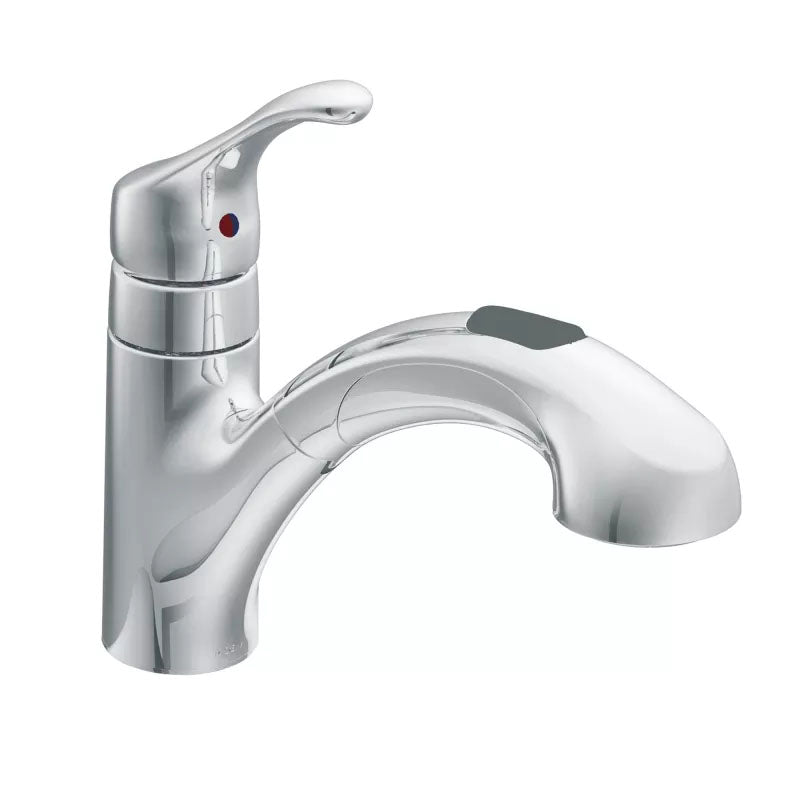 TRUE VALUE CA87316C Moen Chrome 1-Handle Pull-Out Kitchen Faucet