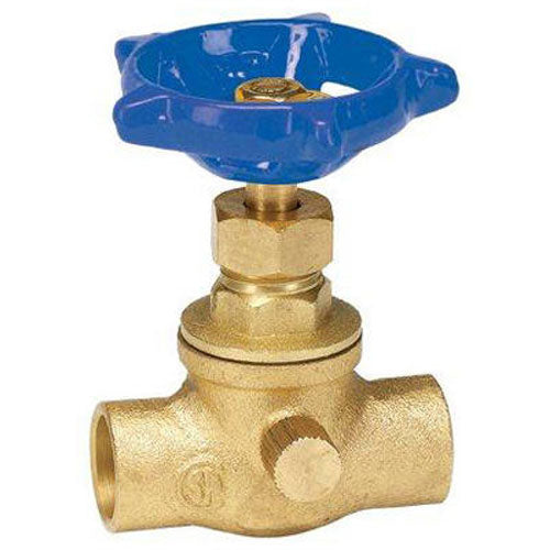 TRUE VALUE 105-603NL 220-4-12-12 1/2 Inch Brass Copper x Copper Stop & Waste Valve