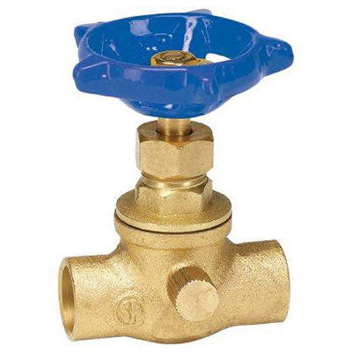 TRUE VALUE 105-604NL 220-4-34-34 3/4 Inch Brass copper x copper Stop & Waste Valve