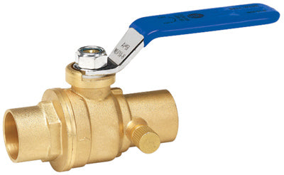 True Value 107-553NL 1/2 BRS S&W Ball Valve 500 PSI