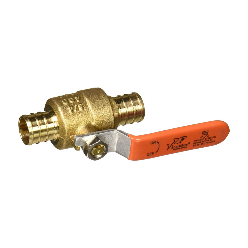 TRUE VALUE 22462LFA 3/4 x 3/4-Inch Brass Barb Ball Valve