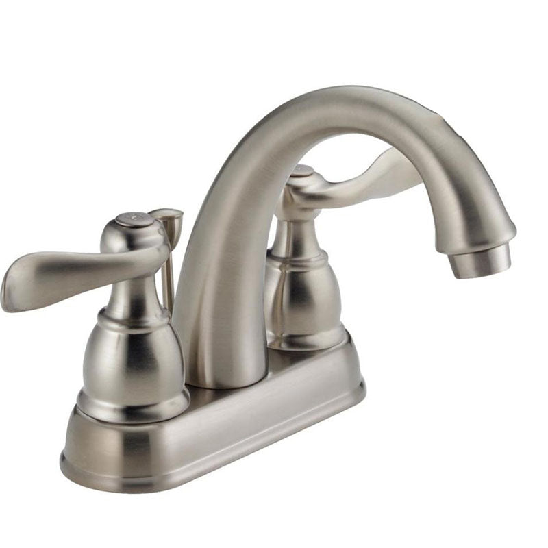 TRUE VALUE 25996LF-BN-ECO Delta Windemere Stainless Steel 2-Handle Lavatory Faucet