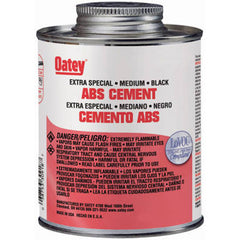 TRUE VALUE 30917 8OZ BLK MED ABS Cement