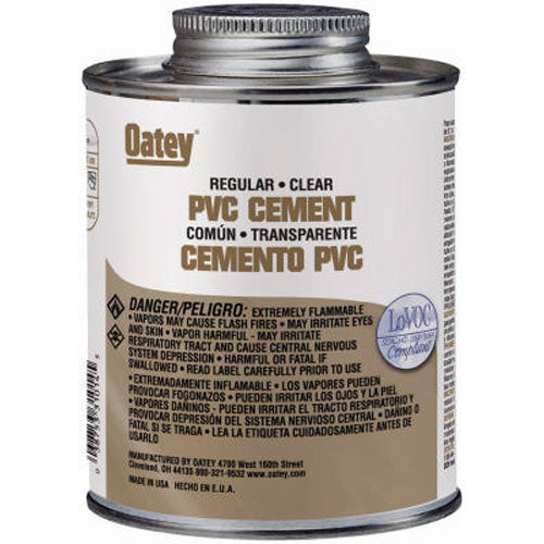 TRUE VALUE 31012 4OZ CLR Reg PVC Cement