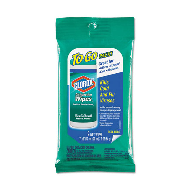 TRUE VALUE 1665 9CT Clorox Wipes To Go