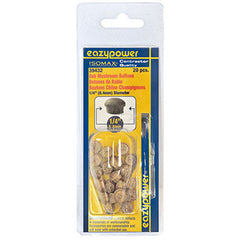 TRUE VALUE 39432 20Pk 1/4 Mush Oak Plug