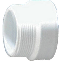 TRUE VALUE PVC001090800HA 70411 1-1/2 x 1-1/4 Pipe Adapter - Male Thread - Schedule 40 - DWV